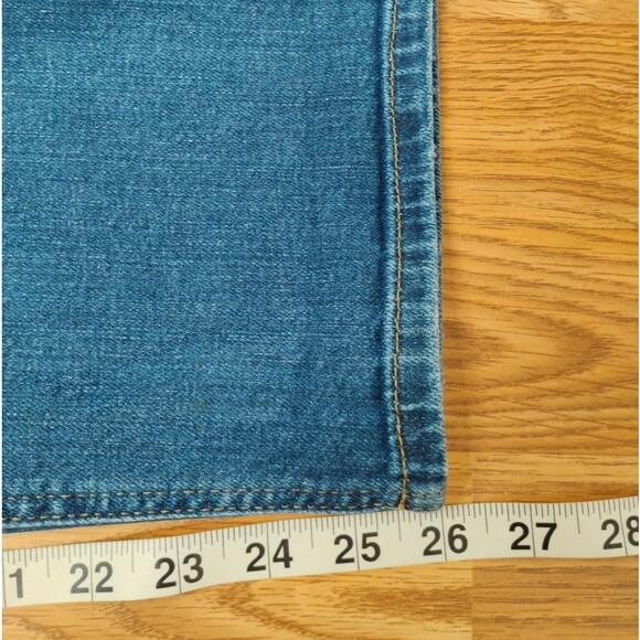 Marks & Spencer Distressed Cropped Jeans Boyfriend size 12 short UK size - Picture 8 of 16